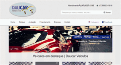 Desktop Screenshot of daucarveiculos.com.br